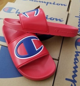 red champion slides mens