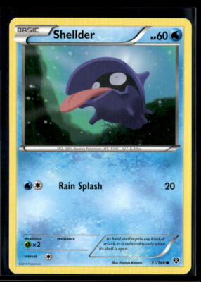 XY Base Set #31/146 Shellder Pokemon
