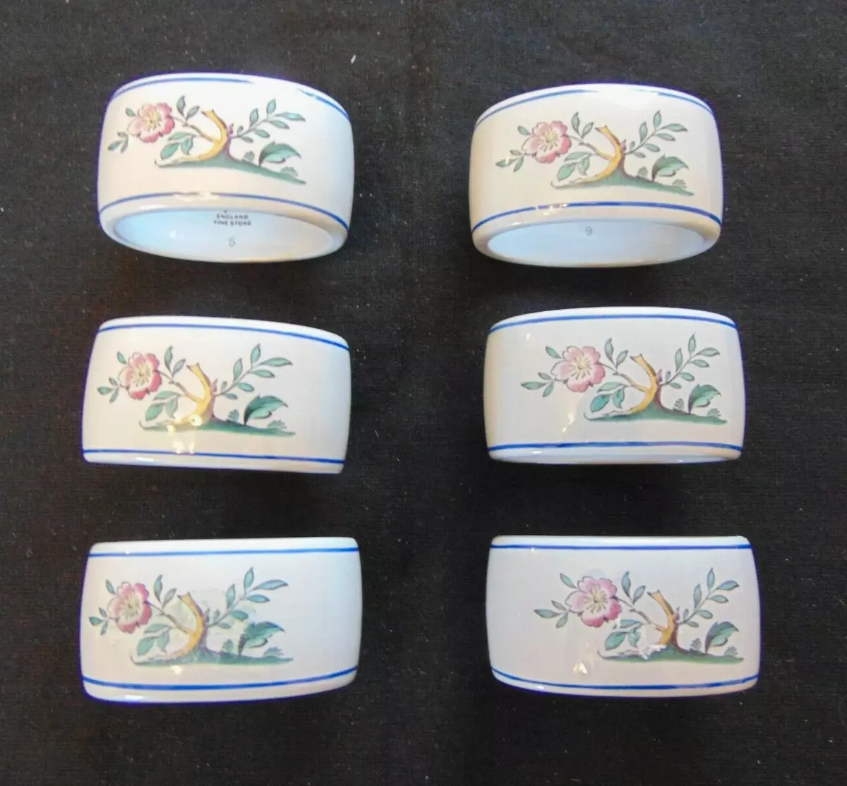 Spode napkin rings sale