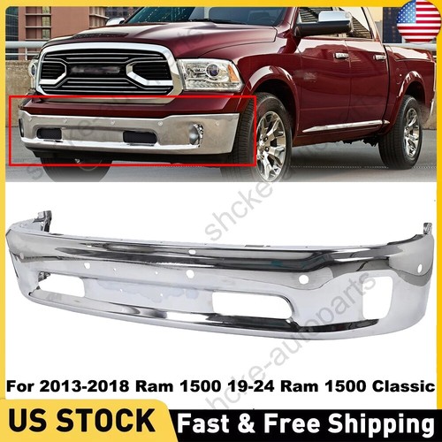 2016-2018 Dodge Ram 2500/3500 Front Bumper With Fog Light Holes & With Sensor Holes - CH1002404 - Partify