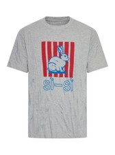 BOTTEGA VENETA 950 Light Gray Melange Crushed Cotton T-shirt New And Authentic