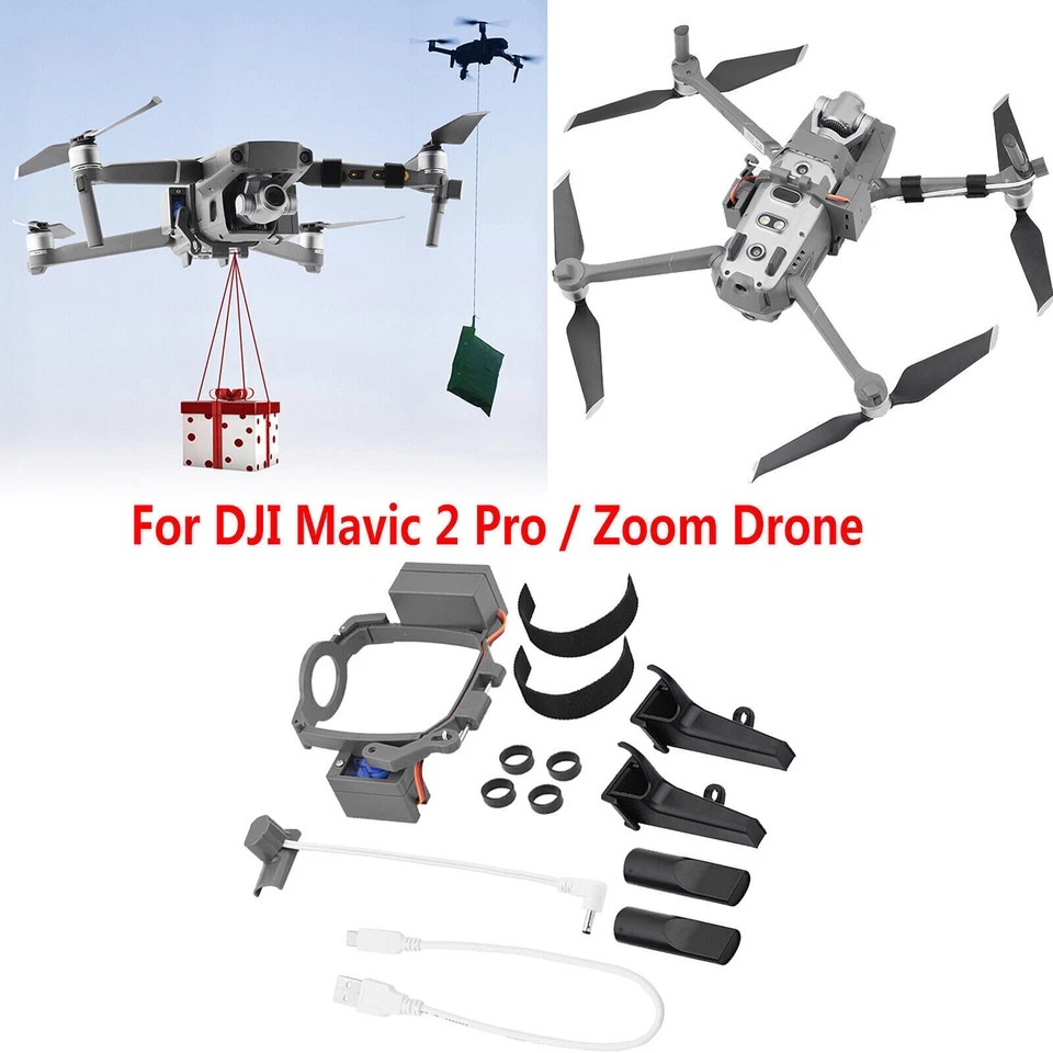 Air Thrower Dispenser Drone Drop Delivery Device For DJI Mavic 2 Zoom / Pro - Image 2 of 4