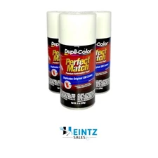 Duplicolor BGM0434 Perfect Match GM Olympic White 8oz Aerosol 3PACK 50 WA8624