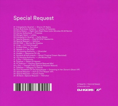 VARIOUS ARTISTS/SPECIAL REQUEST-DJ KICKS: SPECIAL REQUEST NEW CD