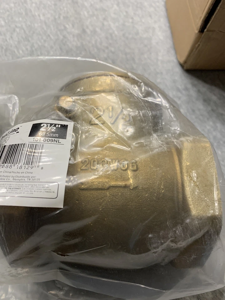 2-1/2-дюймовый поворотный обратный клапан латунь IPS FIP x FIP 200 WOG 2-1/2 дюйма комп. - Изображение 3 из 4