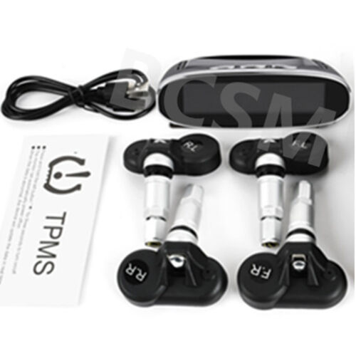 Drahtloses Solar RDKS Auto Reifendruckkontrollsystem mit 4 Stück internen Sensoren - Bild 1 von 21