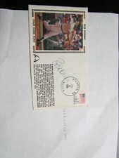 Bob Horner Signed First Day Cover Envelope 