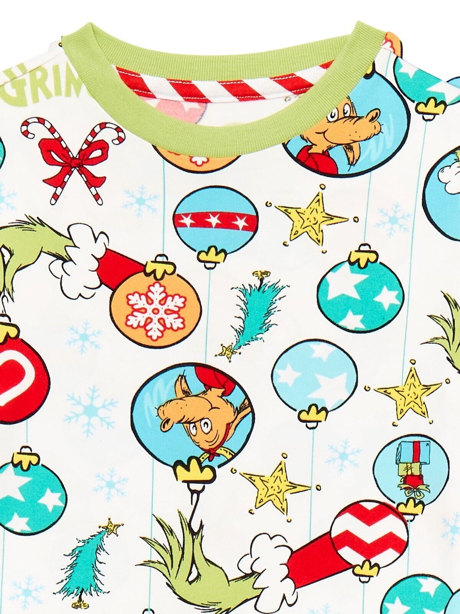 The Grinch Pajamas Set Shirt Pants Boys Girl Christmas Toddler 2T