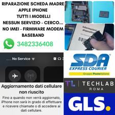 Riparazione scheda madre iPhone 7 8 X XS 11 12 13 NO IMEI - Nessun Servizio
