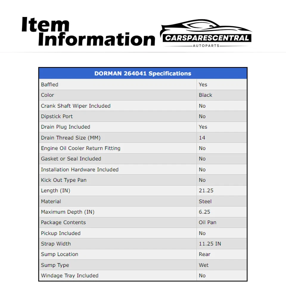 Para Lincoln Navigator 1998-2001 cárter de aceite de motor de 5,4 L Foto 4 de 4