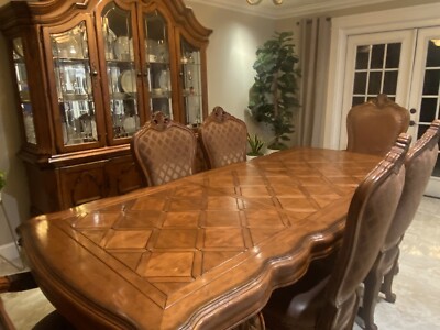 dining table set for 6 wood