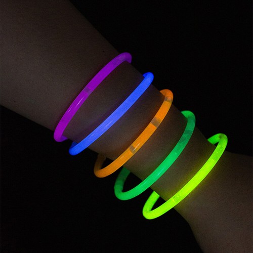 500Pcs 8" Glow in the Dark Glow Sticks Bulk Bracelet Necklace Party Favor - Picture 9 of 12