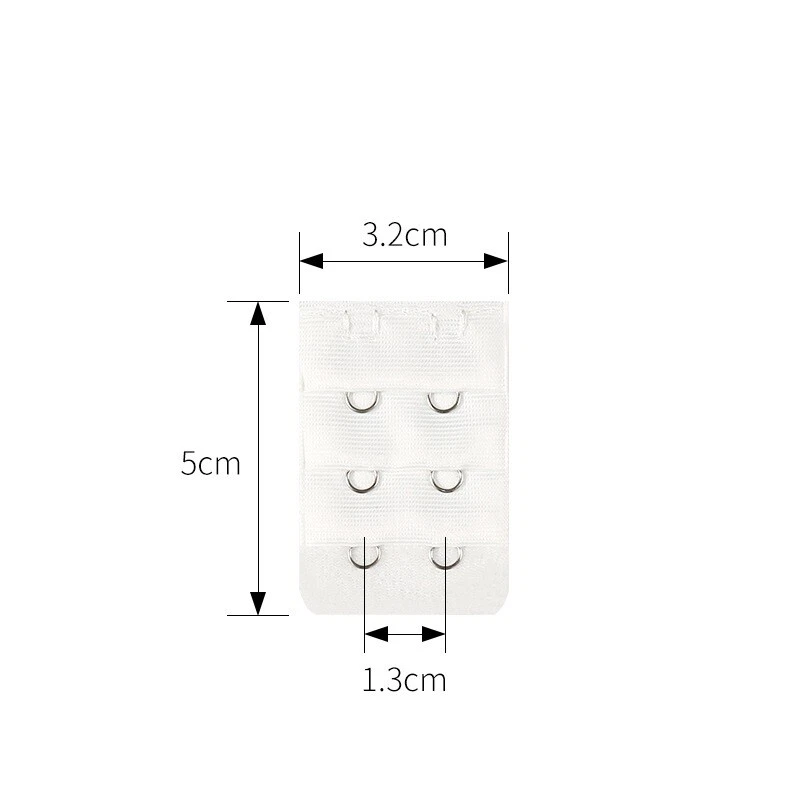 3x BH Verlängerung Erweiterung 2 Haken Verschluss Farben Gummi Reihen Set Clip - Bild 4 von 4