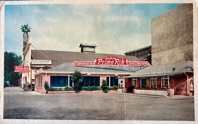 San Jose CA   San Jose s Prime Rib   Restaurant Postcard  California