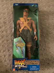 2000 Mattel 12in Max Steel Mountain 
