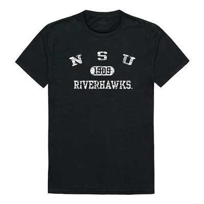 Northeastern State University River Hawks NSU Distressed Arch College T Shirt