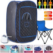Portable Steam Sauna Spa Room Full Body Slimming Detox Therapy Tent Indoor Chair