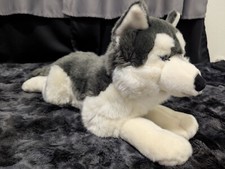 Unitoys 24 Laying Husky Plush