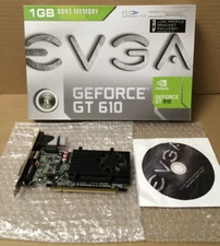 EVGA NVIDIA GeForce GT610 (01GP32615KR) 1GB DDR3 PCI Express x16 Graphics/HDMI