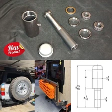 Spare Tire Carrier Hinge for Bumper Swing Out Table/Traction Mat/Stove Holder