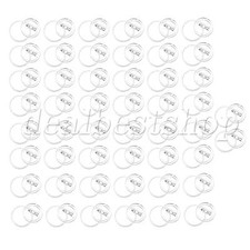 50 Pieces 2.28" Round Blank Badges Kit with Pins DIY Buttons for School