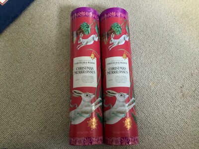 Fortnum & Mason - Weihnachts Merrilossus Kekse große Dosen 600g x2 - BBE 28,9,25
