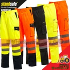 Hi Viz High Vis Safety Combat Cargo Pocket Work Trouser Pants Highways Road Rail
