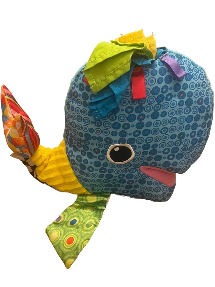 Yo Ho Horace Pirate & Franky the Hanky Whale Plush Educational Toy Pair Lamaze - Image 3 of 4