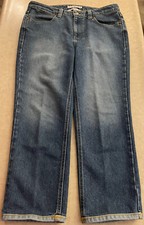 Tommy Hilfiger Hipster Capri Slightly Cuffed Denim Jeans Women  s 10 Retro 90s