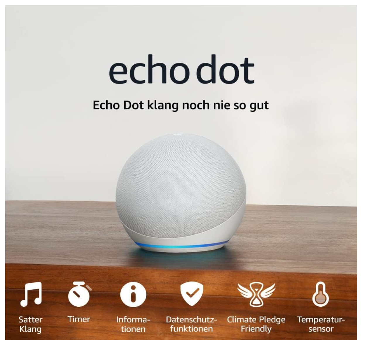 Thumbnail - Amazon Echo Dot 5. Gen Smart Lautsprecher Weiß Neu & Ovp✅