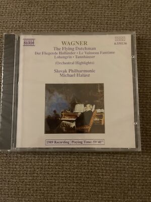 Wagner Slovak Philharmonic Michael Halasz The Flying Dutchman 1989 Classical CD