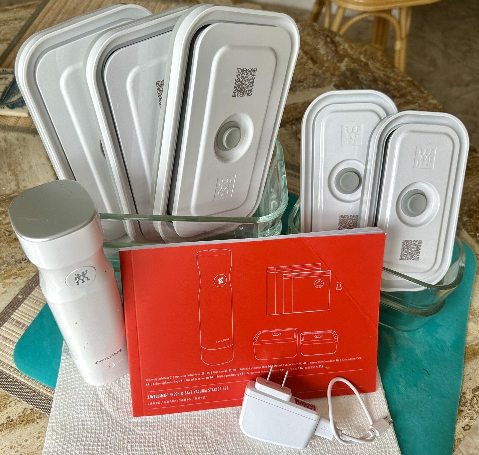 ZWILLING Fresh & Save Modern Handheld Vacuum Sealer Machine Bundle eBay