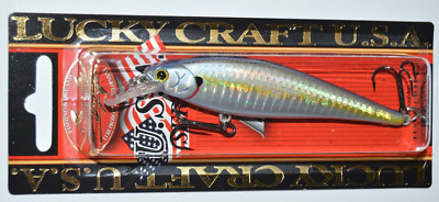 lucky craft pointer 95 bass jerkbait 3 3/4'' suspending zebra ms chart shad