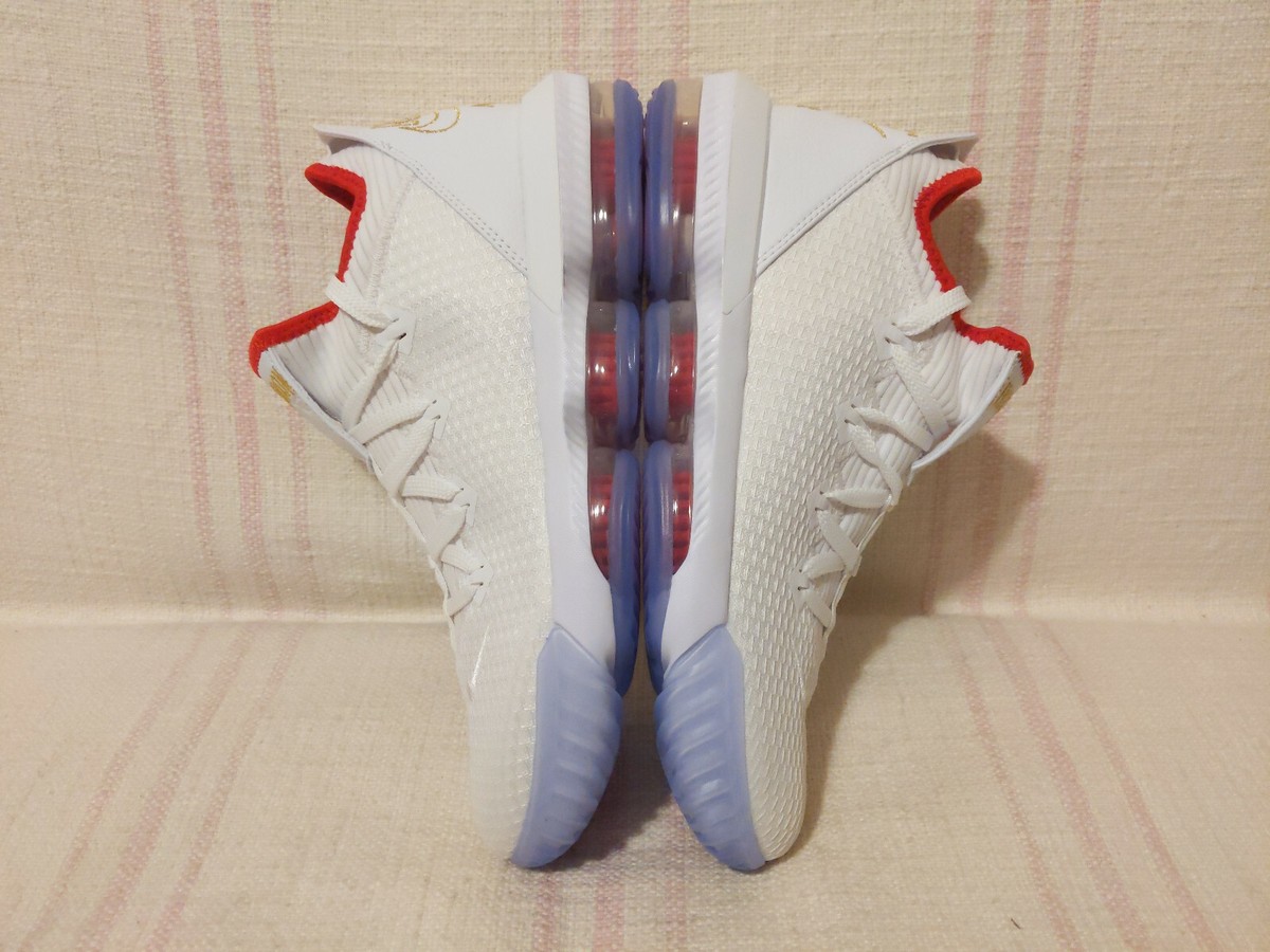 NWOB Nike | LeBron James 16 Low - Draft Night - White Ice Gold - Size 10.5 Nike LeBron James 16 Low Draft Night White Ice Gold CI2668  main image 2