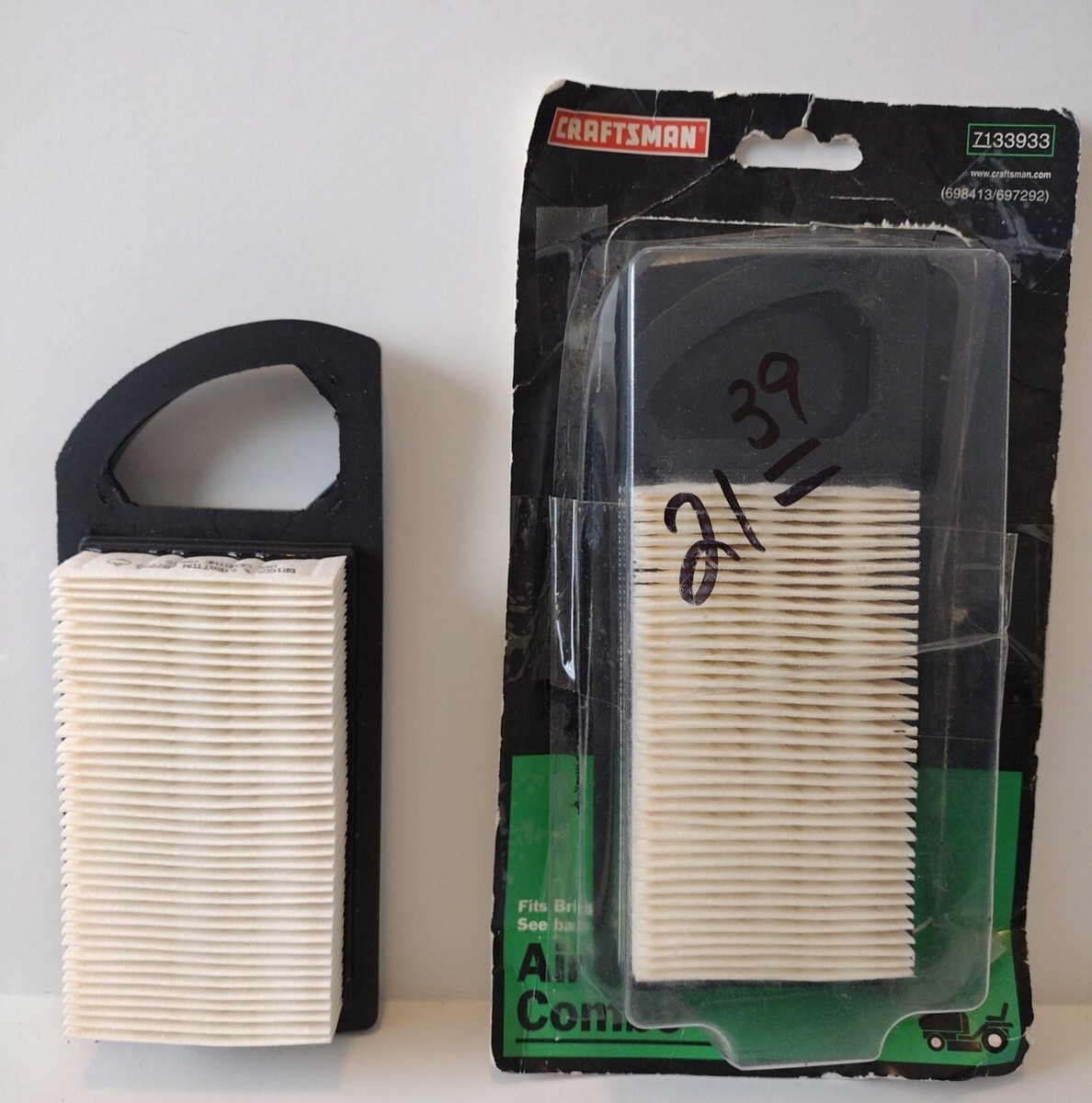 NEW Genuine CRAFTSMAN 5077 AIR FILTER 698083-697015 Lawn Mowers 14