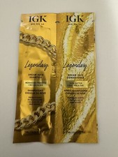 IGK Legendary Dream Hair Shampoo  Conditioner Set Sample Packet 7ml/0.23oz each