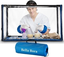 Still Air Box Mycology Sturdy Portable by USA Mycologists, Mushroom Grow Kit V2