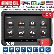 Ancel X6 Bidirectional All Systems OBD2 Scanner Car Diagnostic Tool Code Reader