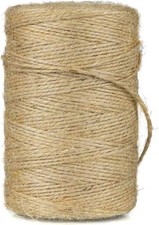 Natural Jute Twine 2mm 984ft String Rope for Crafts Wrapping Packing Wedding Gif