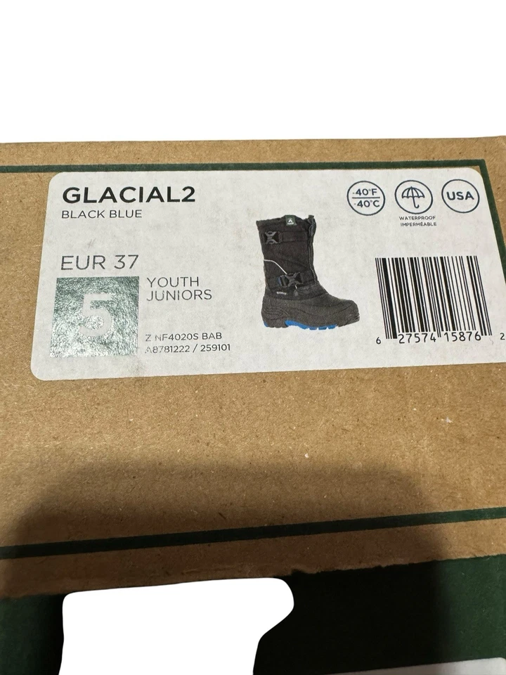 Bota Kamik Glacial2 Impermeable Juvenil Talla 5 Nueva Foto 3 de 4