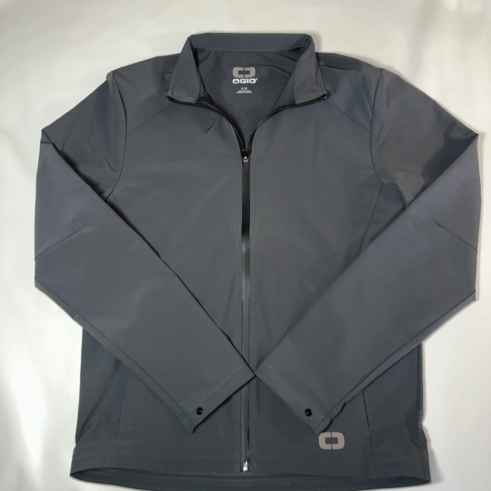OGIO Mens Golf Jacket Commuter Full-Zip Soft Shell Size Small Water Resistant