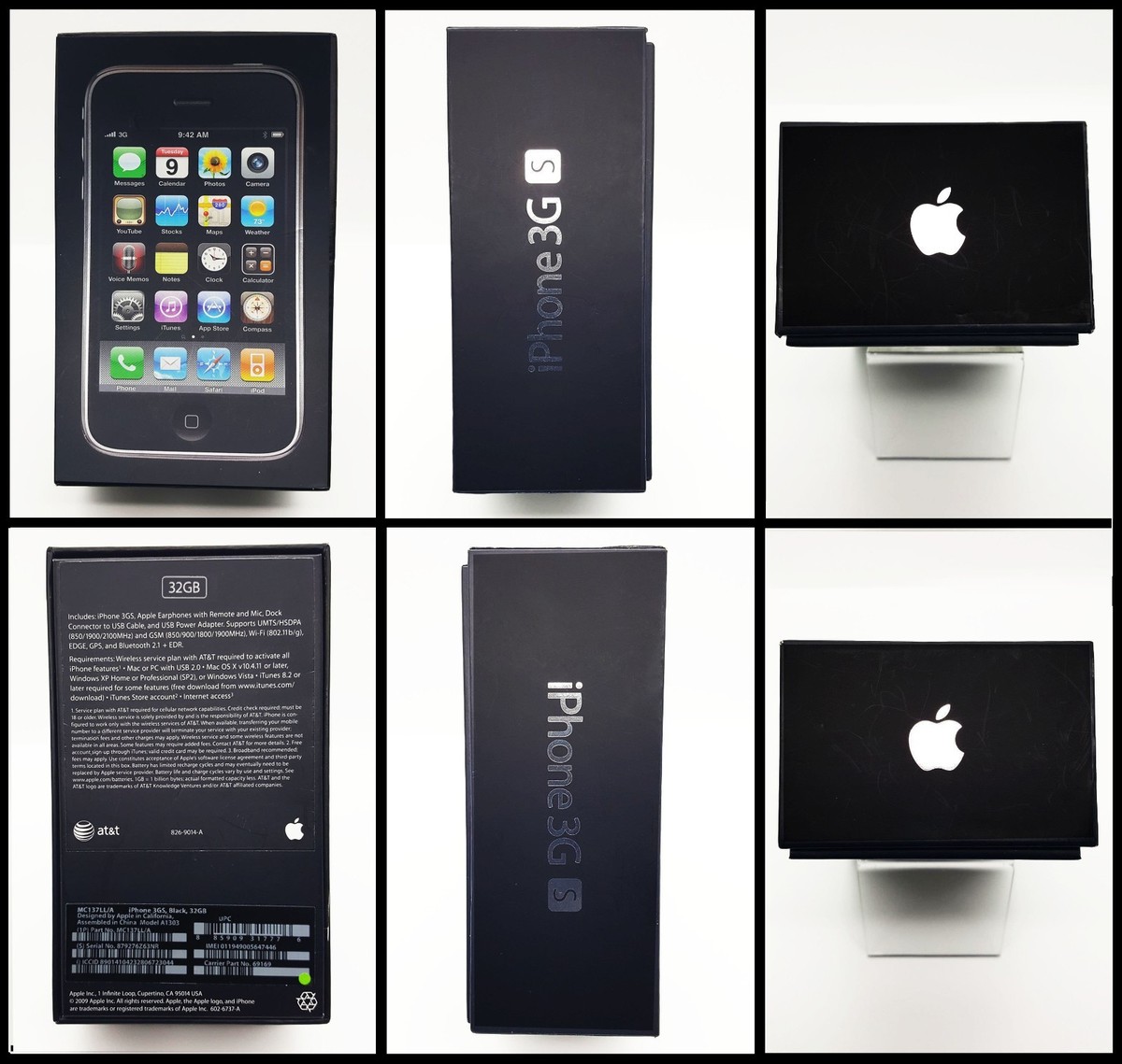 iPhone 3GS 32GB Black Mint Condition iOS 3.1.3 A1303 (GSM) RARE | eBay