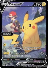Pikachu V TG16/TG30 Lost Origin Trainer Gallery NM Pokemon