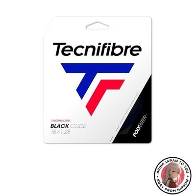Neu Tecnifibre BLACK CODE 1,28mm Stärke schwarz TFg505