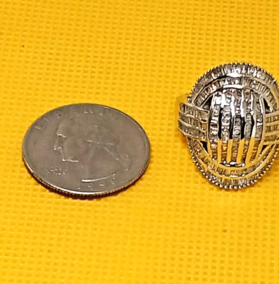 1.50ctw Diamond Platinum Over Sterling Silver Ring Size 7 Avg8.6 g - Image 4 of 4