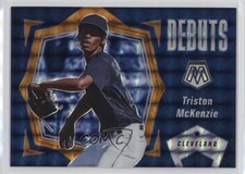 2021 Panini Mosaic Debuts Fluorescent Orange Prizm 59/99 Triston McKenzie 10ip