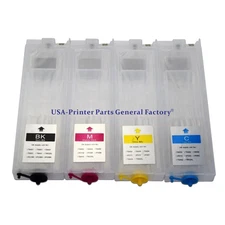 320ml Refillable Ink Cartridge Fit For WF-C5290 M5299 ET-8700 PX-884 No Chip
