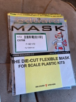 1/72 Eduard #CX708 F-14D Tomcat Mask For Tamiya