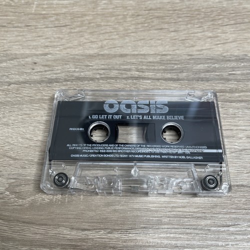 Oasis Go Let It Out / Let's All Make Believe Rare Cassette Single - RKIDCS 001 - Picture 5 of 9