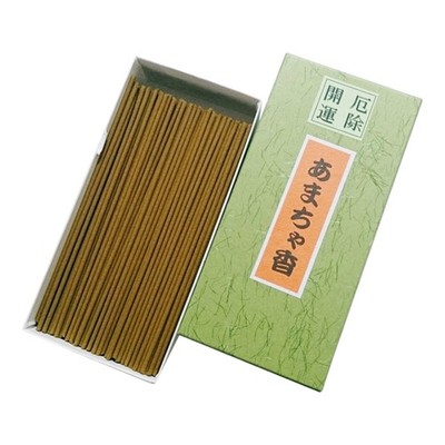 Awaji Baikundo Amacha Scented Incense 90g Japanese Purification & Luck Charm